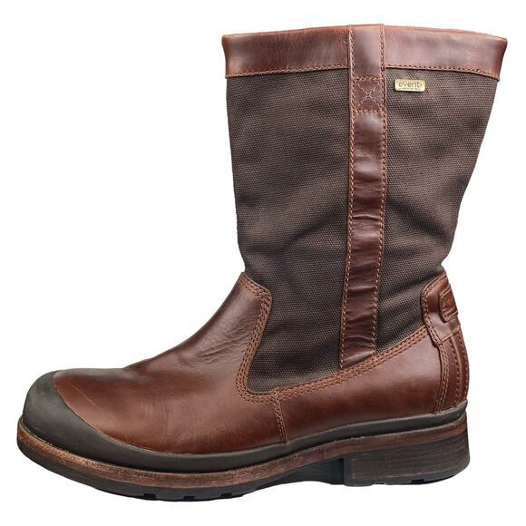 UGG Mens Che Corbitt Brown Leather Waterproof Boot Size US 10 - Picture 3 of 11